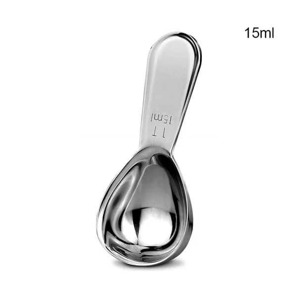 1/2 st rostfritt stål kaffemått Skopa 30/15ml Multipurpose Socker Skopa Kök Matlagning Bakverktyg Small – 15ml X1 M-341211.03-A13808-R35885