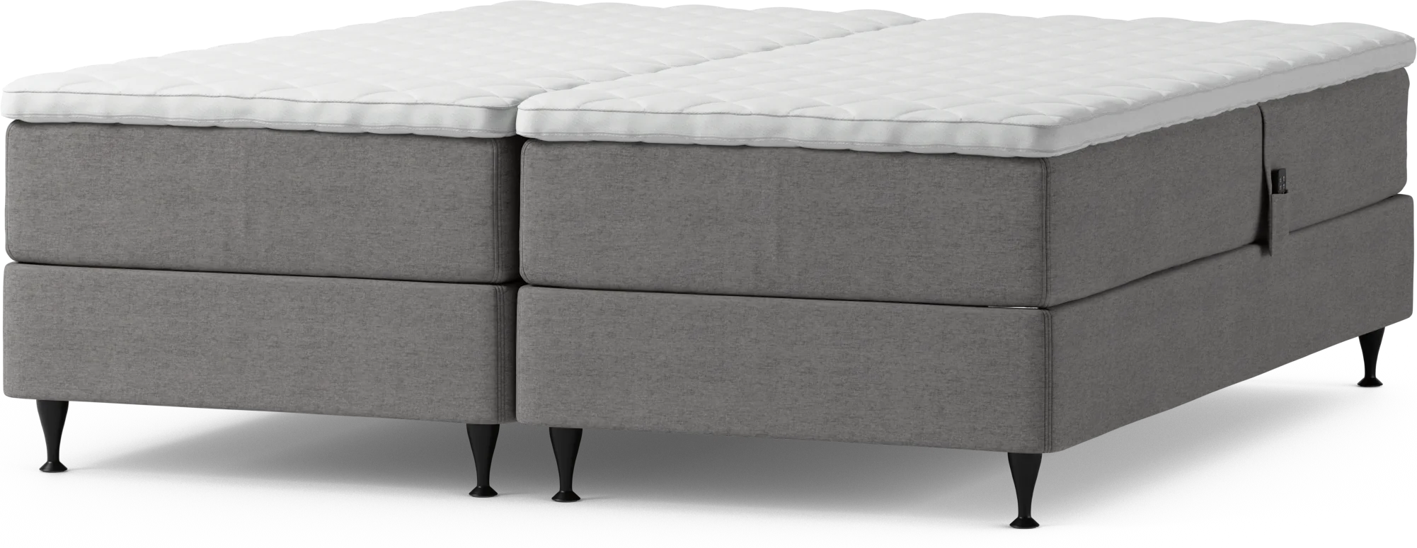 Delux Dream Ställbar säng, dubbelsäng med bäddmadrass och sängben yi1X1