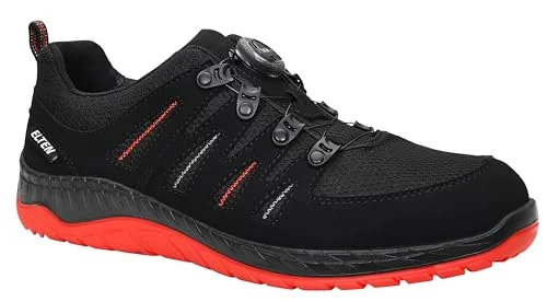 Skor ELTEN Maddox Boa Low ESD S3 SRC, svart/röd 39 4030839353196