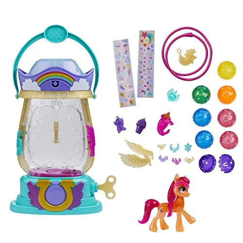 My Little Pony en ny generation färgspel lanterna Sunny Starscout ljusleksak med 25 delar, överraskningsleksak för barn 5010994140779