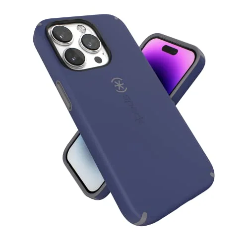Speck Products CandyShell Pro iPhone 14 fodral, preussiskt blå/molnigt grå 840168525669