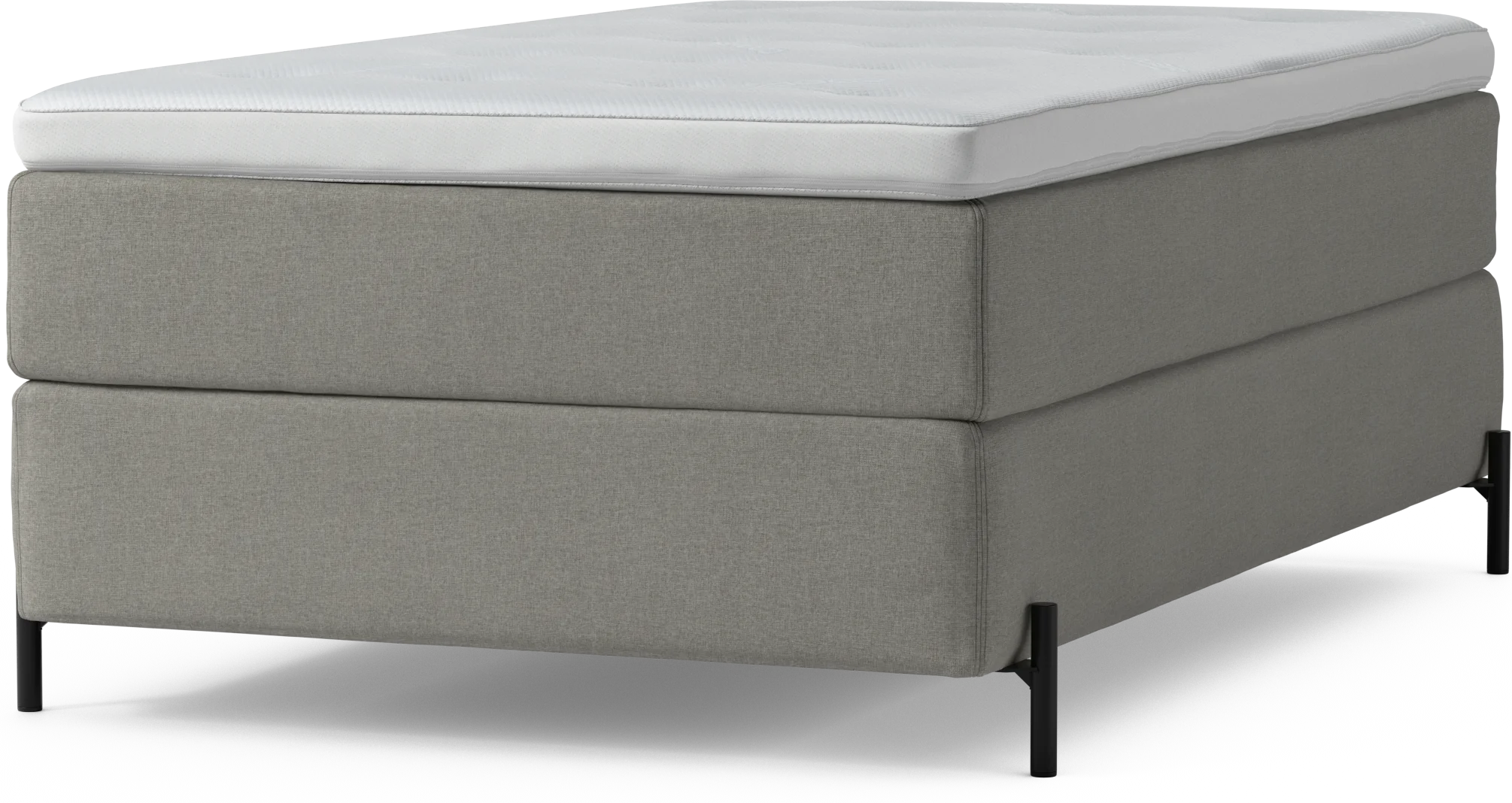 Delux Dream Kontinentalsäng, enkelsäng 120 cm med bäddmadrass och sängben PstlK
