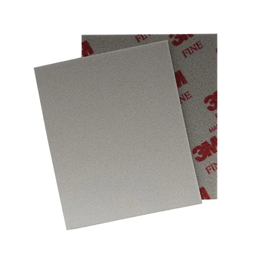 3M Softback Slipning Svamp Aluminiumoxid Slippad 114X139mm, Fin Grovlek 320-400 (2 st) 194296020146