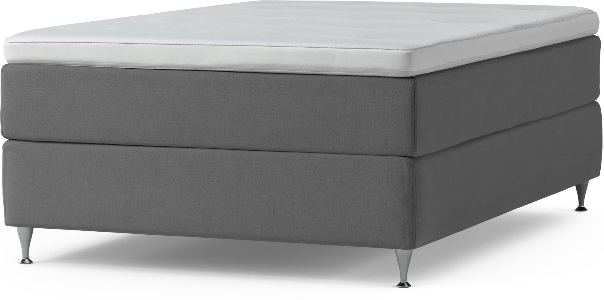 Delux Dream Kontinentalsäng, enkelsäng 140 cm med bäddmadrass och sängben bhfBO