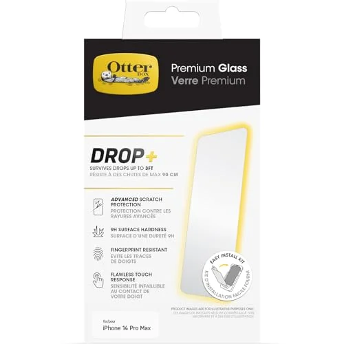 OtterBox Premium Glass Antimicrobial Apple iPhone 14 Pro Max clear 840304774630
