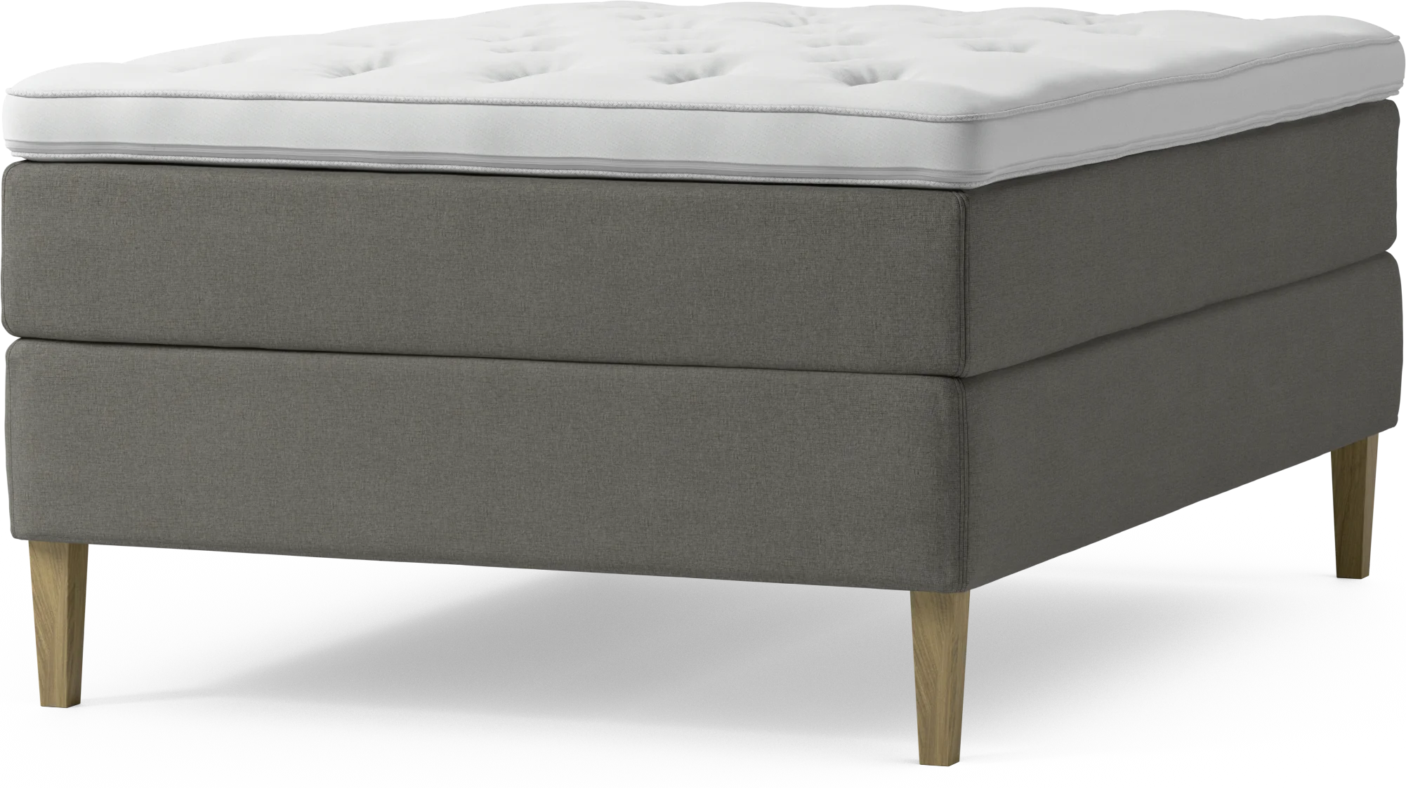 Delux Dream Kontinentalsäng, enkelsäng 140 cm med bäddmadrass och sängben 16G45