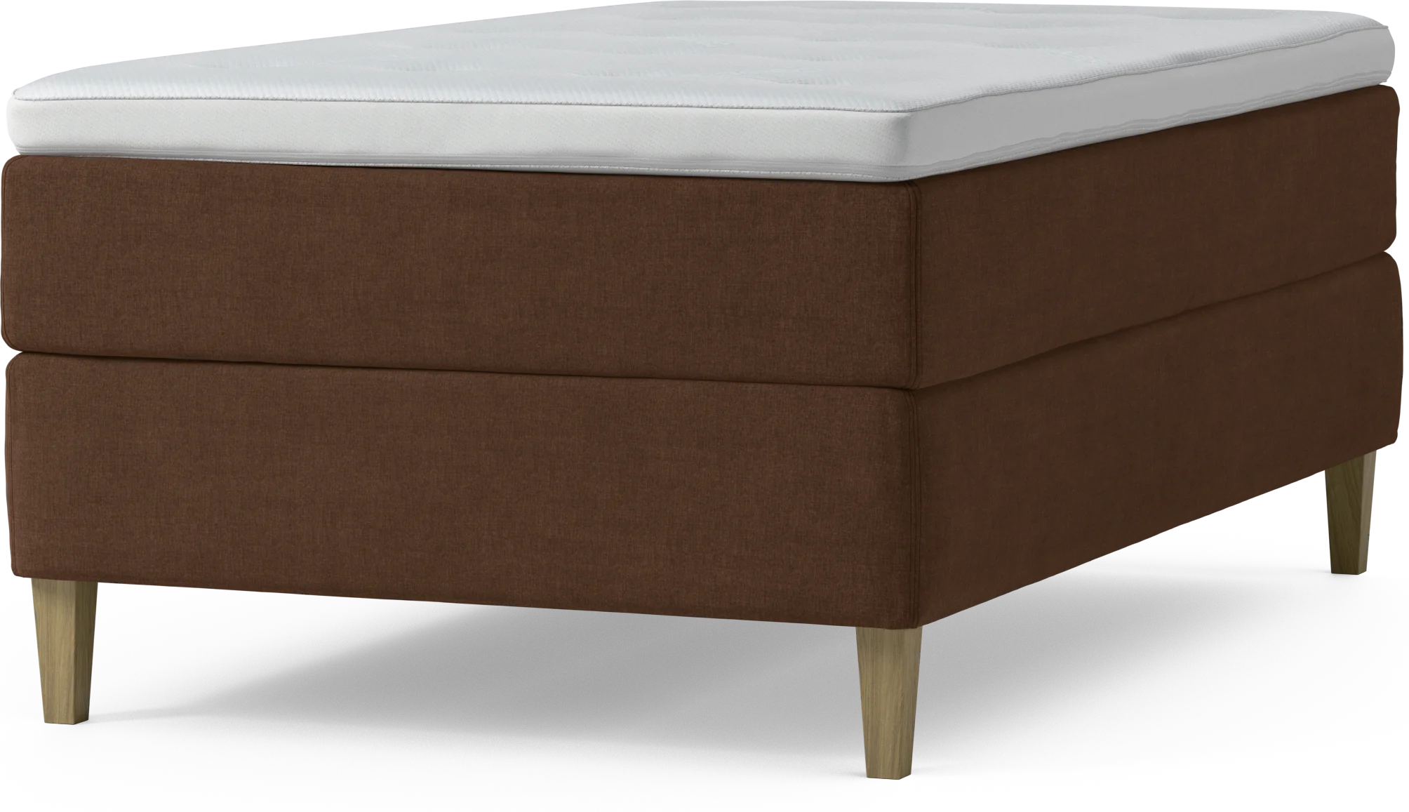 Delux Dream Kontinentalsäng, enkelsäng 120 cm med bäddmadrass och sängben drpkt