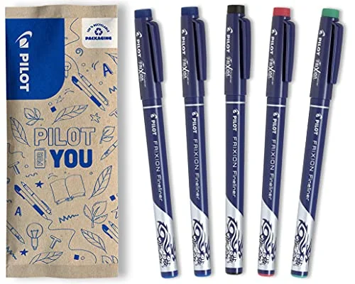 PILOT FriXion Fineliner, radierbar filtpenna Schwarz/Blau/Rot/Grün 3131910550617