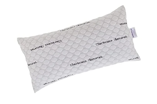 Todocama Memory kudde kol med 100% viskoelastiska flingor. Kolfiberstreck tyg. Medium Hårdhet Hög. (Alla tillgängliga storlekar) (67 cm) 8435439010115