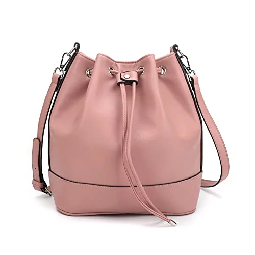 AFKOMST Damväska lätt axelväska stor och mjuk handväska med 2 axelremmar .., ROSA, crossbody 755101491577