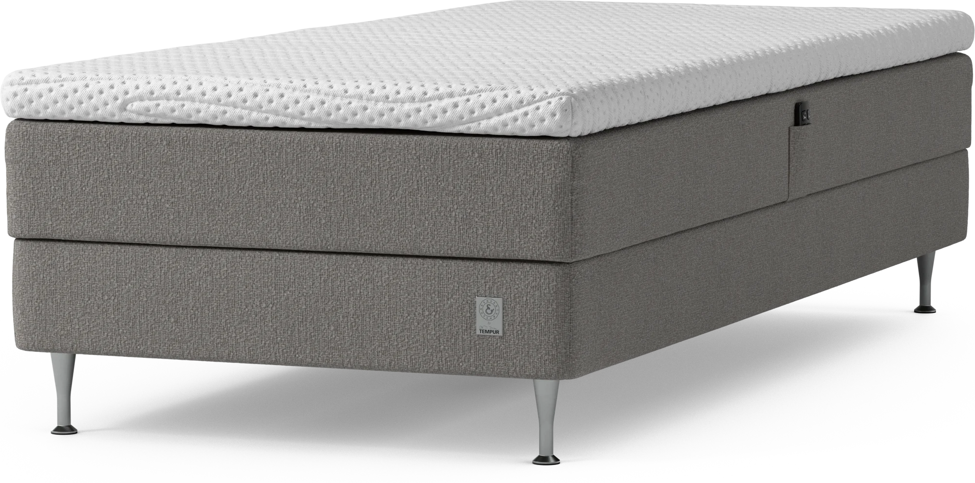 Cape Selene Ställbar säng, enkelsäng med bäddmadrass 5 cm och sängben eLzgv Cape Selene Ställbar säng, enkelsäng med bäddmadrass 5 cm och sängben eLzgv