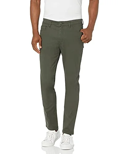 Amazon Essentials herr Skinny Fit 5 fickors komfort stretch chinos byxa (tidigare Goodthreads), oliv, 29 B x 30 L 193548068196