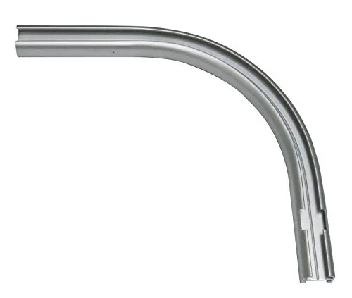 GARDINIA rund hörnskarv höger aluminium 12 x 13 cm 4003018049708