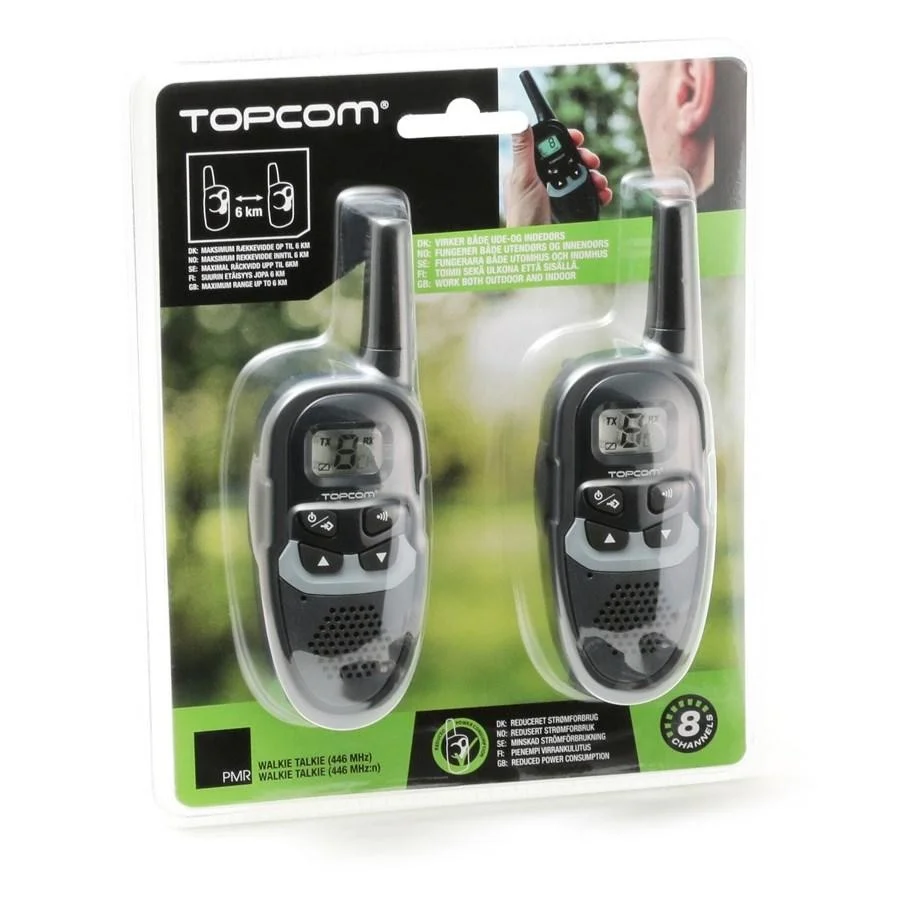 Topcom Walkie Talkie PMR 6 km Räckvidd 5713396600727