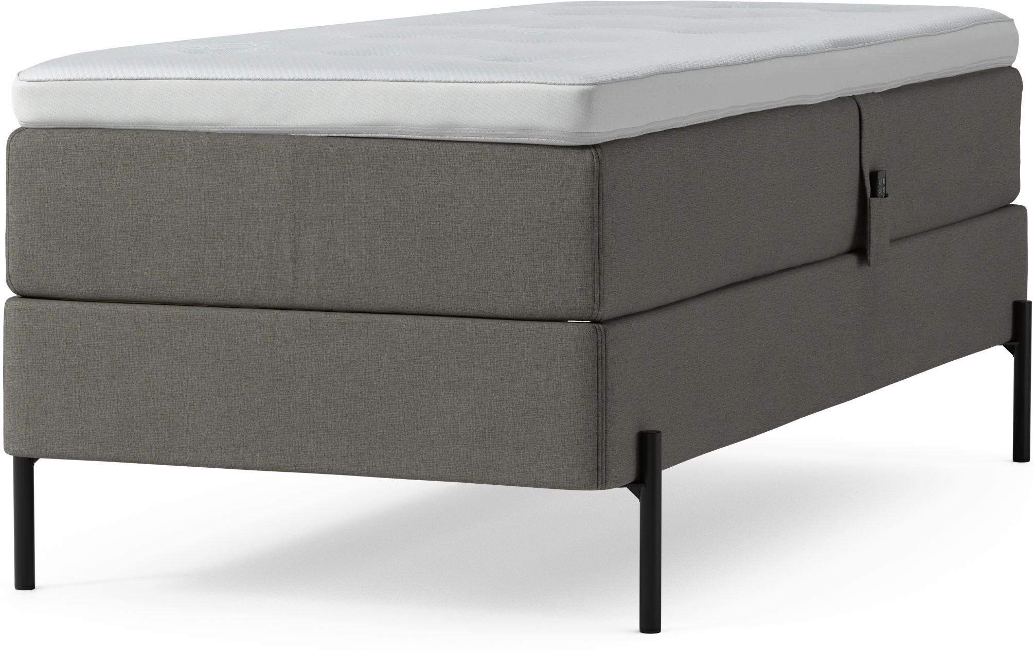 Delux Dream Ställbar säng, enkelsäng med bäddmadrass och sängben w7fs1