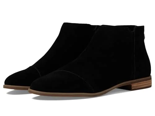 Toms Dam Rylie Ankelstövel - Svart mocka - 38.5 EU 195703546716