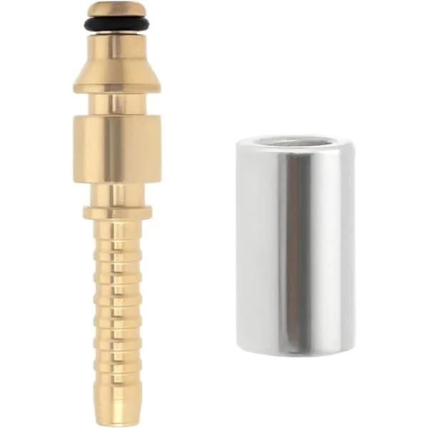 1/4" (6,5 mm) Mässing högtryckstvättslang med 6,5 mm haneadapter och krympände, kompatibel med Stihl OU-082000051