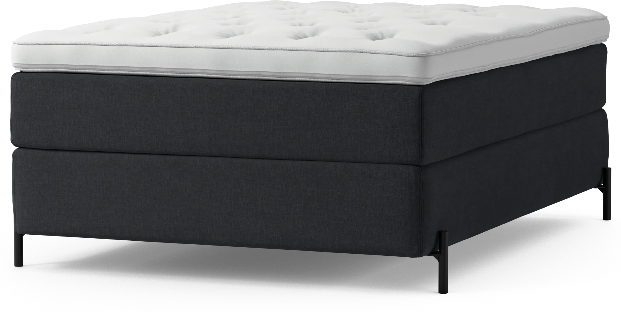 Delux Dream Kontinentalsäng, enkelsäng 140 cm med bäddmadrass och sängben UMJSy