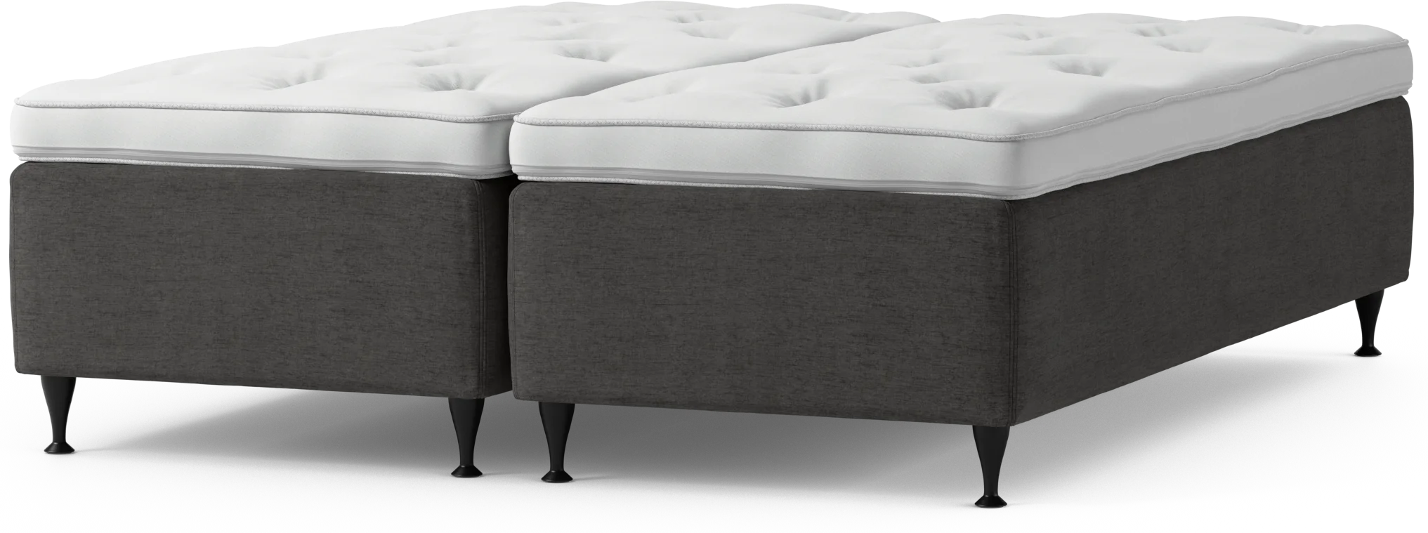 Delux Dream Ramsäng, dubbelsäng med bäddmadrass och sängben rgfbW