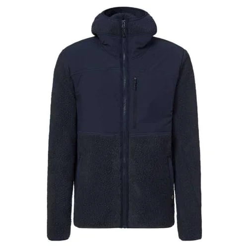Rock Experience REMC02801 1330 SAVOONGA Hoodie FZ Man Fleece Män Lång Tröja Blå Nights XL 8057734801429