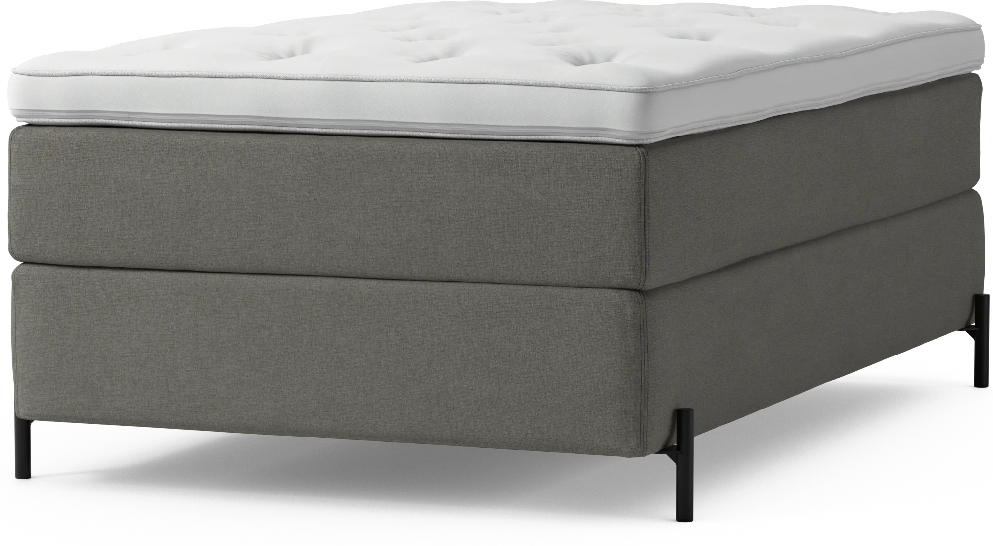 Delux Dream Kontinentalsäng, enkelsäng 120 cm med bäddmadrass och sängben GVWrW