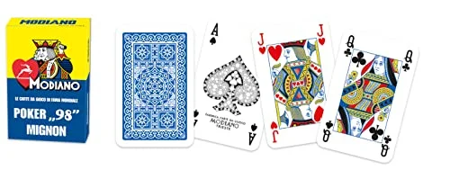 Modiano Poker 98 Mignon Blå 8003080006162