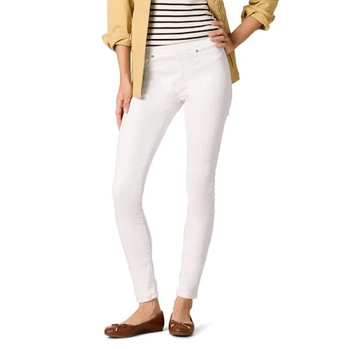 Amazon Essentials kvinnors stretch pull on jegging (finns i plusstorlek), vit, 14 193548225155