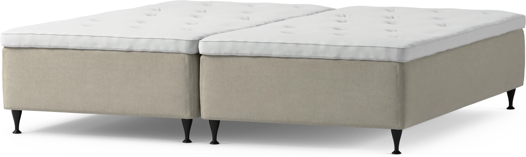 Delux Dream Ramsäng, dubbelsäng med bäddmadrass och sängben kd8A7