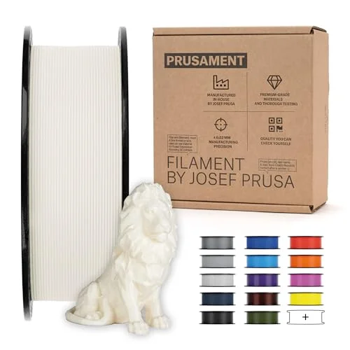 Prusament Vaniljvit, PLA filament 1,75 mm 1 kg spole (2,3 lb), diametertolerans +/ 0,02 8594173675049