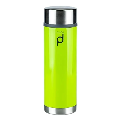 Pioneer Flasks vakuumisolerad läckagesäker dryckesflaska kapselflaska 21 x 7 cm gRÖN 5019311945783