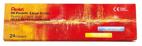 Pentel olja pastell färg set (paket med 24) 4711577016603