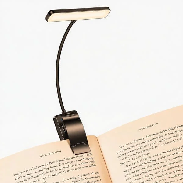 1 LED-läslampa – Nattläslampa med minnesfunktion – 3 ögonskyddslägen – Steglös dimning, extremt lång batteritid – NABB-1277 1 LED-läslampa – Nattläslampa med minnesfunktion – 3 ögonskyddslägen – Steglös dimning, extremt lång batteritid – NABB-1277