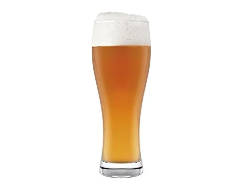 H&H Set med 6 ölglas, multifunktionellt, Weizen, glas, 330 cl 8003512640865