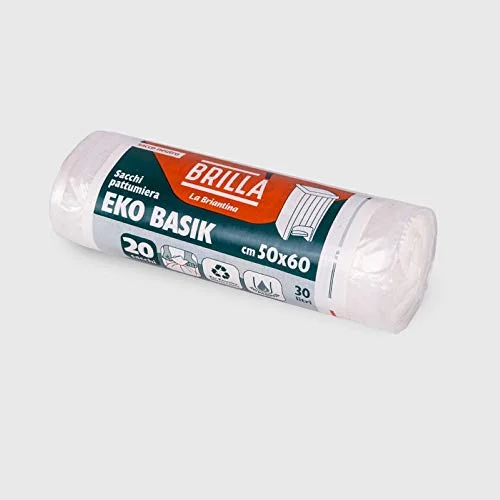 La Briantina Sackar Differentierad Samling Eko Basik SAC06163A Transparent, 50x60 cm, 30 Liter, 20 Påsar 8000061061639