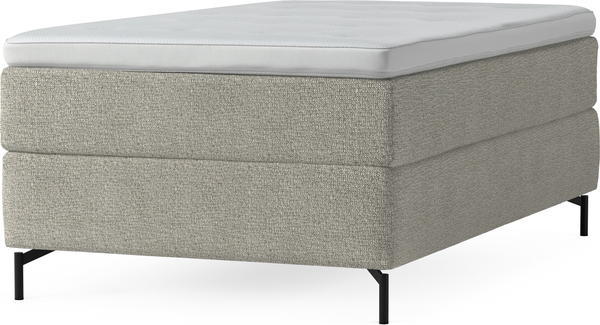 Delux Dream Kontinentalsäng, enkelsäng 120 cm med bäddmadrass och sängben v206w
