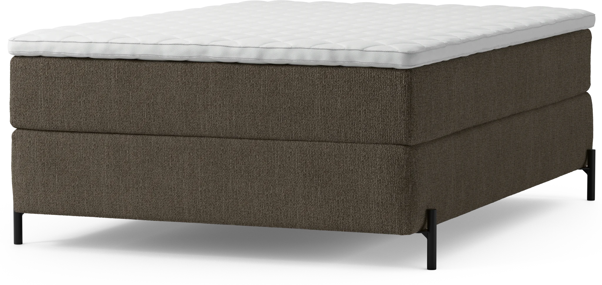 Delux Dream Kontinentalsäng, enkelsäng 140 cm med bäddmadrass och sängben 10JEz