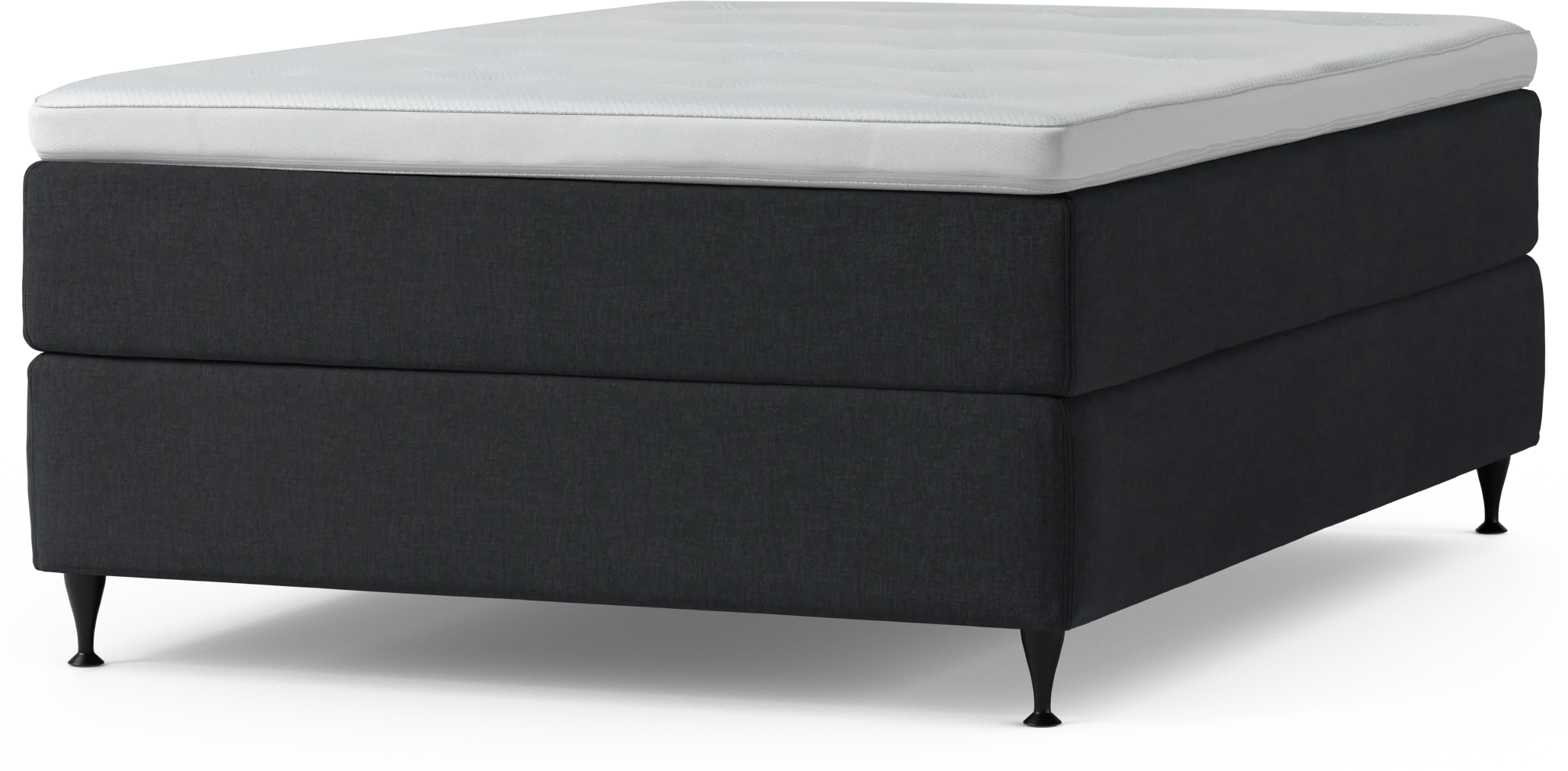 Delux Dream Kontinentalsäng, enkelsäng 140 cm med bäddmadrass och sängben TAMQs