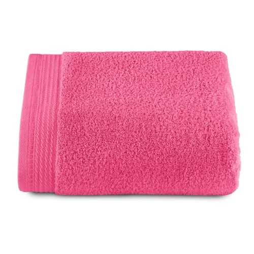 RIZO Topphandduk uppsättning med 1 duschhandduk badhanddukar 100% kammad bomull 600 g/m2 mått 70 x 140 cm jordgubbe 8435690403718
