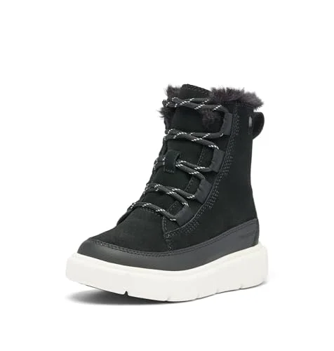 Sorel EXPLORER III Unisex Vinterstövlar för Barn, Svart/Sea Salt - Mocka 195981007039