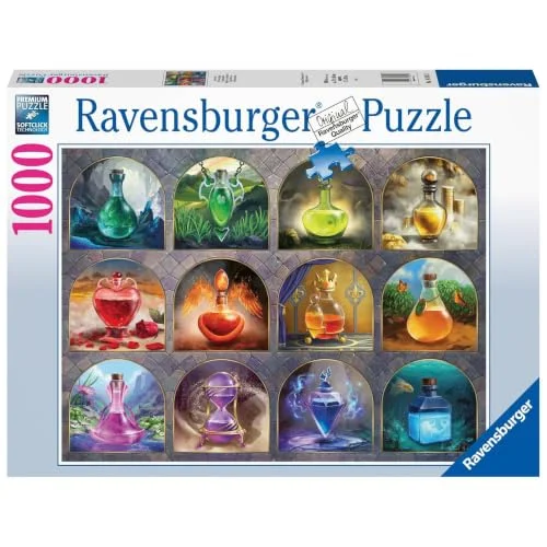 Ravensburger 12000552 Magiska drycker pussel 1000 bitar för vuxna och barn från 14 år uppåt, Fantasy 4005555005520