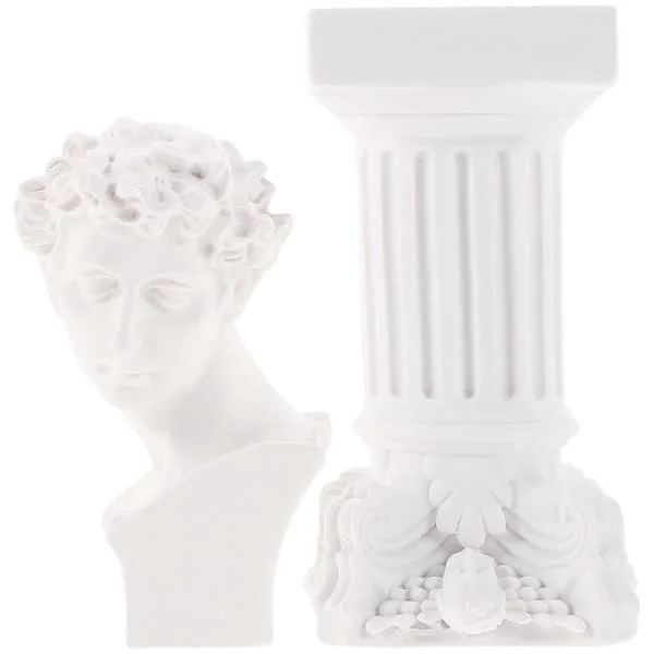 1 Set Romersk Kolonn David Staty Grekisk Daivid Staty Harts Skulptur Heminredning SUMFZ090873 1 Set Romersk Kolonn David Staty Grekisk Daivid Staty Harts Skulptur Heminredning SUMFZ090873