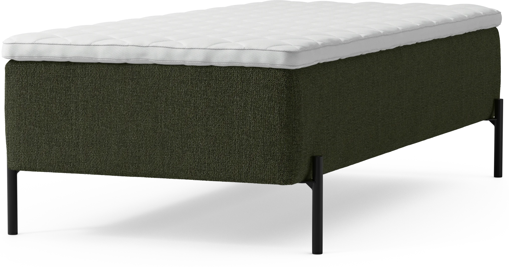 Delux Dream Ramsäng, enkelsäng med bäddmadrass och sängben 37JaG