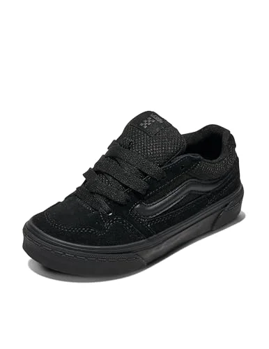 Vans Caldrone, unisex sneakers för barn, mocka/nät svart/svart, 34,5 EU, Svart, 34.5 EU 197065742591
