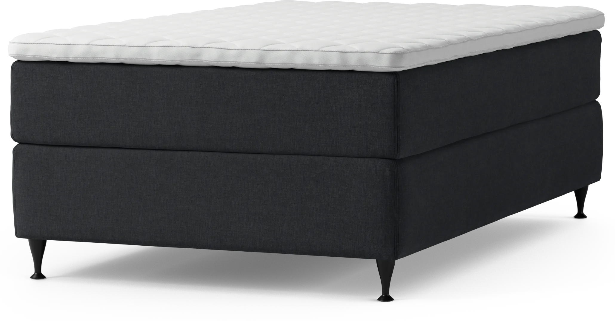 Delux Dream Kontinentalsäng, enkelsäng 120 cm med bäddmadrass och sängben Va8I6