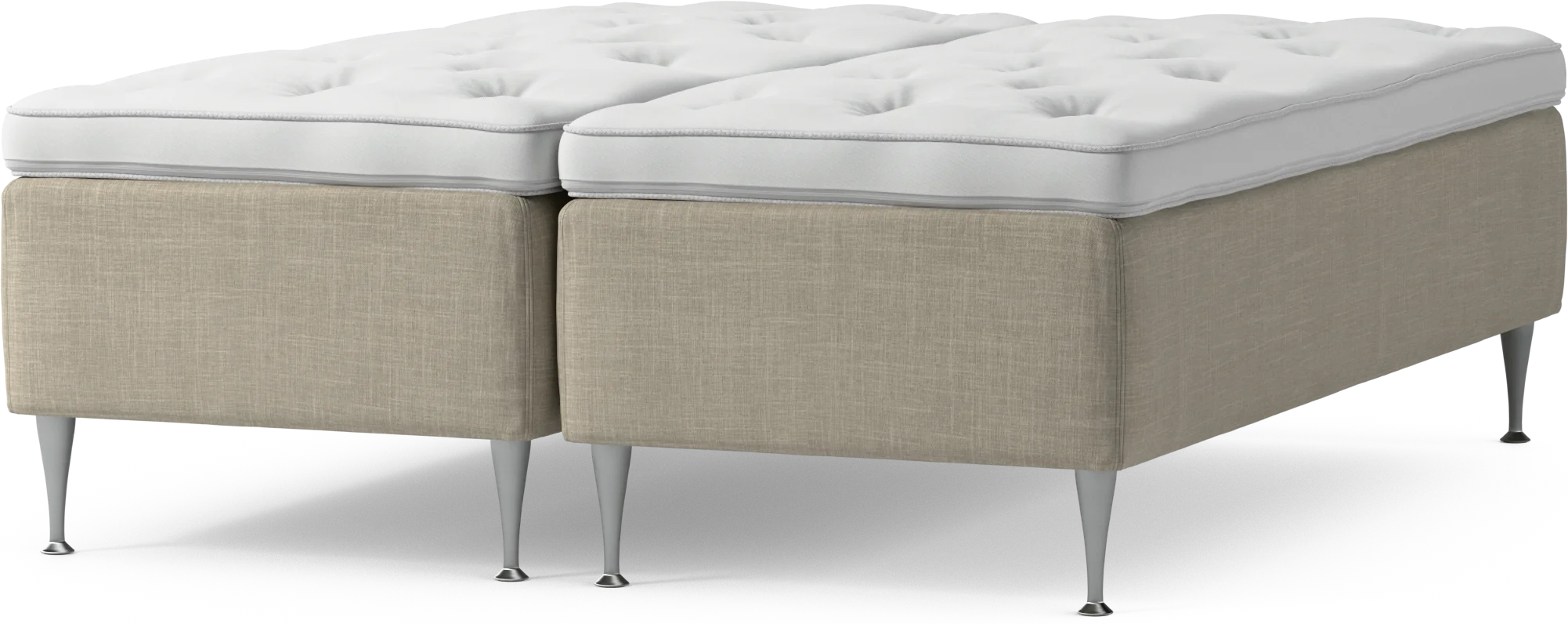Delux Dream Ramsäng, dubbelsäng med bäddmadrass och sängben G6UXk