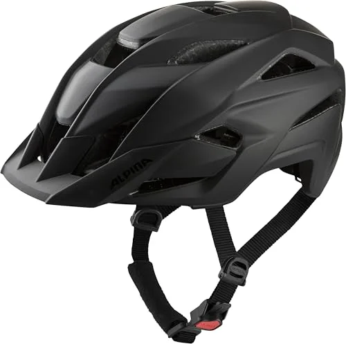 ALPINA KAMLOOP, black matt, 55 59 cm, mångsidig all mountain och trail hjälm för optimal skydd komfort vuxna 4003692329882