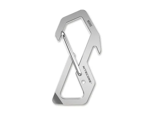 Nitecore unisex vuxen NHS10 karbinhake, silver, 4,9 cm 4045011221835