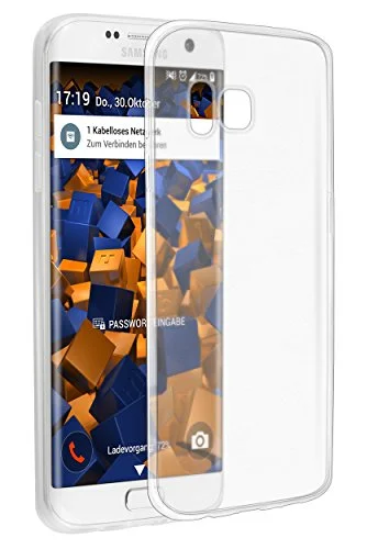 mumbi Fodral kompatibelt med Samsung Galaxy S7 Edge mobiltelefonfodral tunt, transparent 4251077248741