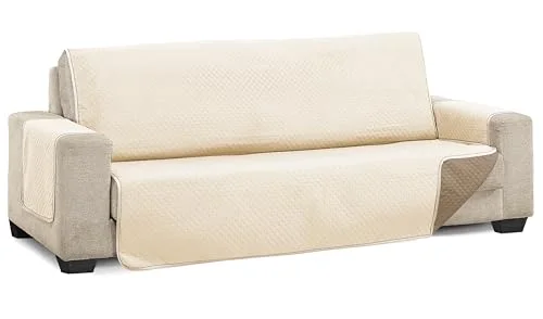 Martina Home Diamond sofföverdrag i polyester beige/läder 2 sitsig 8435577641677