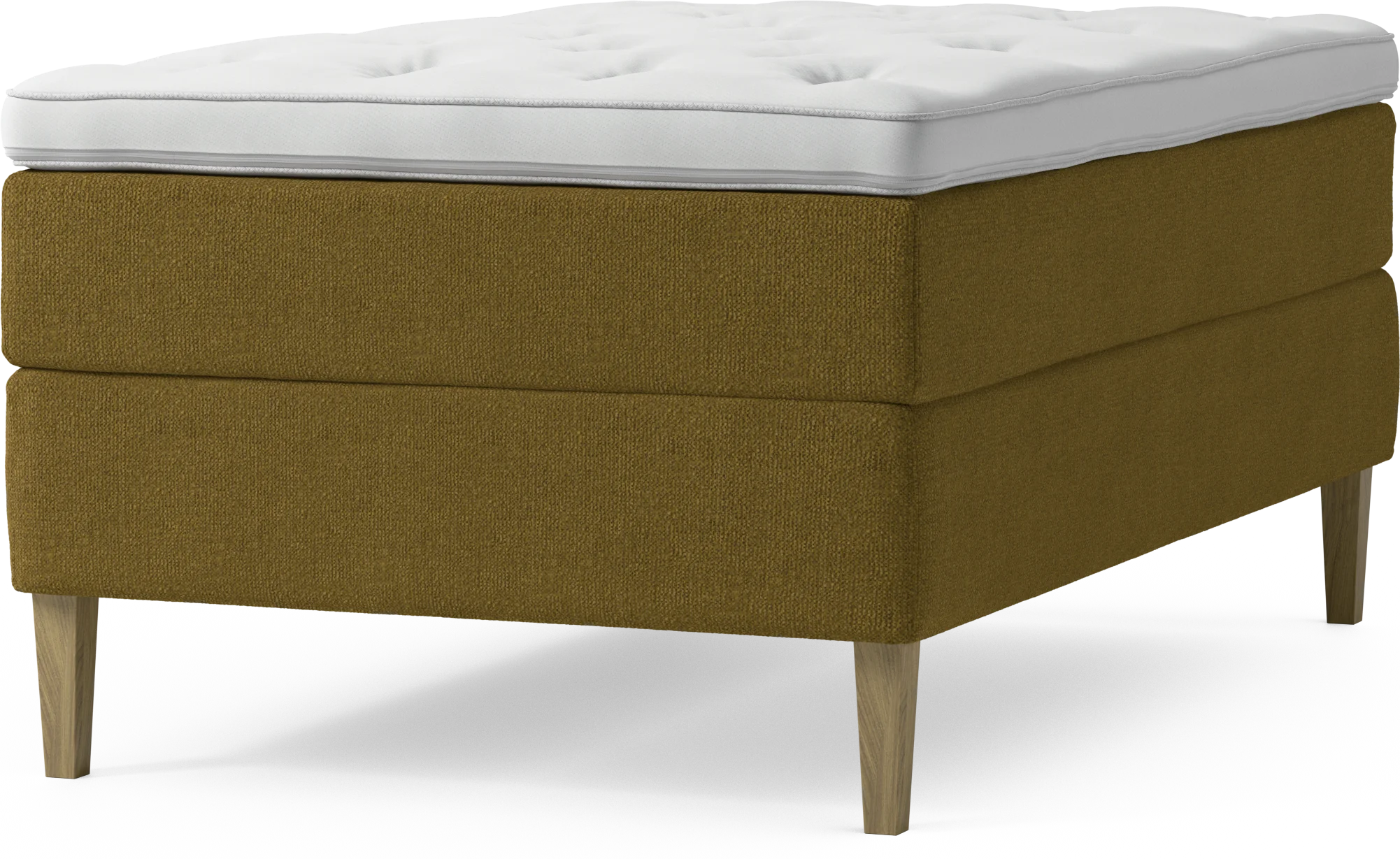 Delux Dream Kontinentalsäng, enkelsäng 120 cm med bäddmadrass och sängben R0eOV